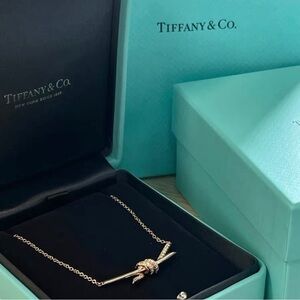 Tiffany & Co. Rose Gold Bar Necklace